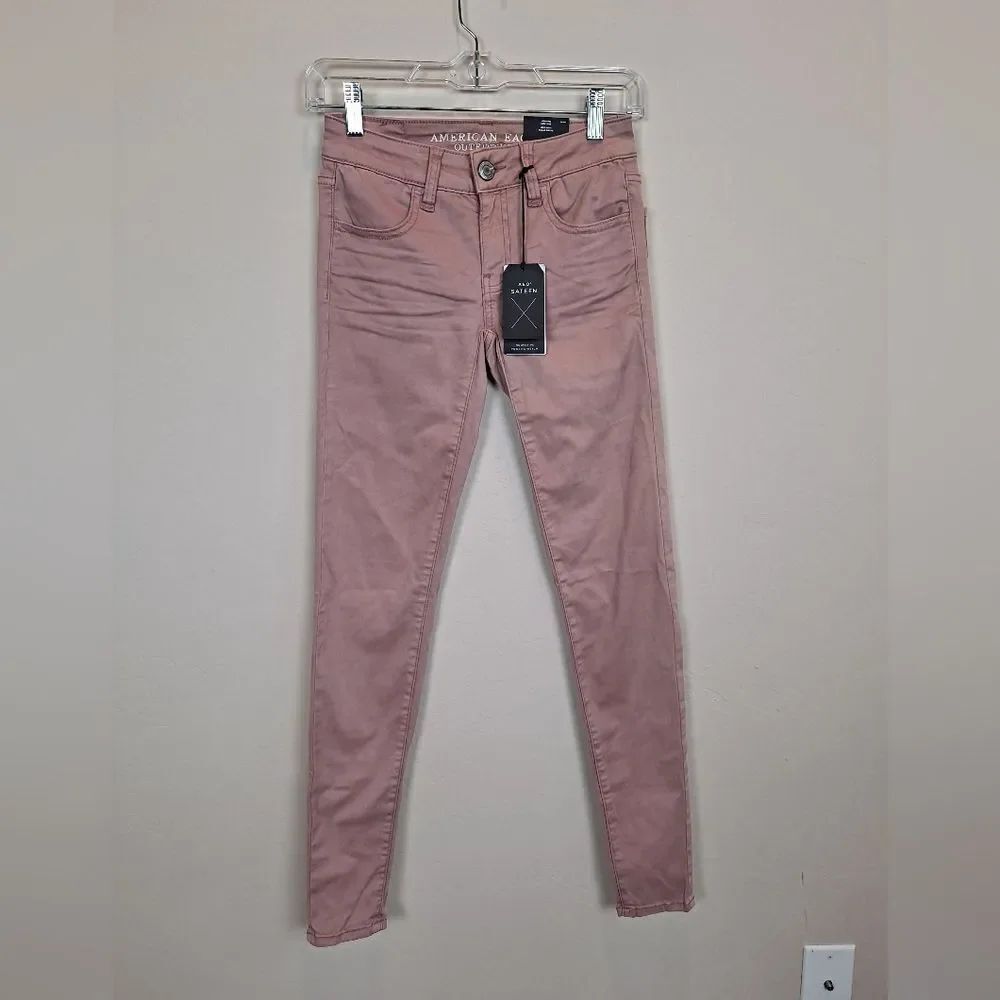 American Eagle Super Stretch Low Rise Jeggings Sz 00